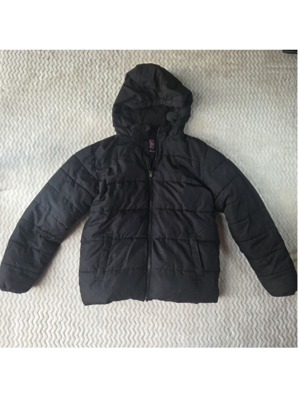swiss tech puffer jacket